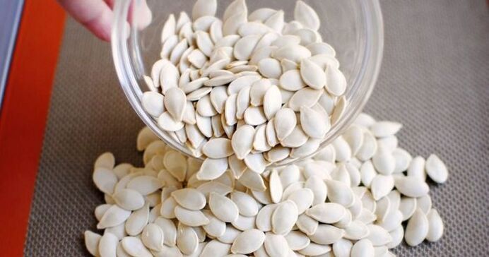 pumpkin seeds from worms in a child